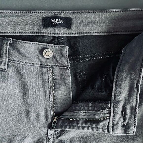💠 Kensie mid rise jeans knockout Skinny grey Sz 8/29 - Picture 11 of 12